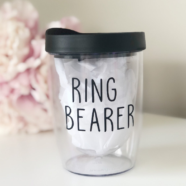 Ring Bearer & Flower Girl Personalized Kid's Water Bottle Gift