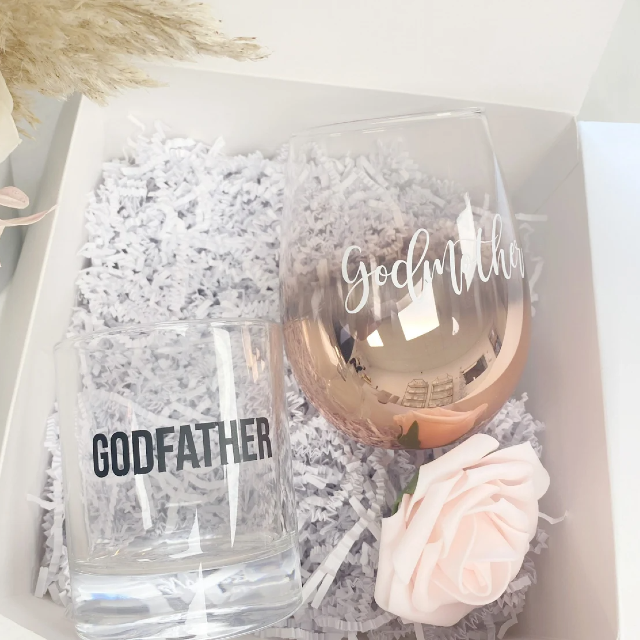 Personalized Godmother 30oz Tumbler, Design: GDMA1 - Everything Etched