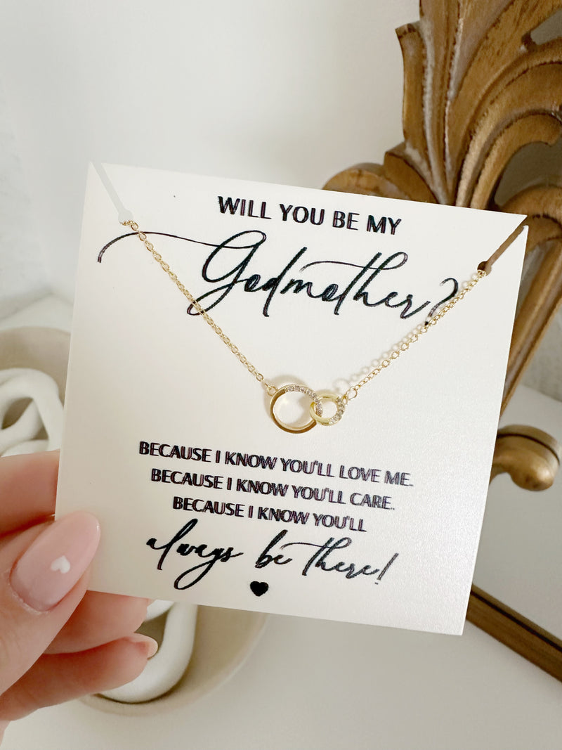 Godmother proposal box gift idea