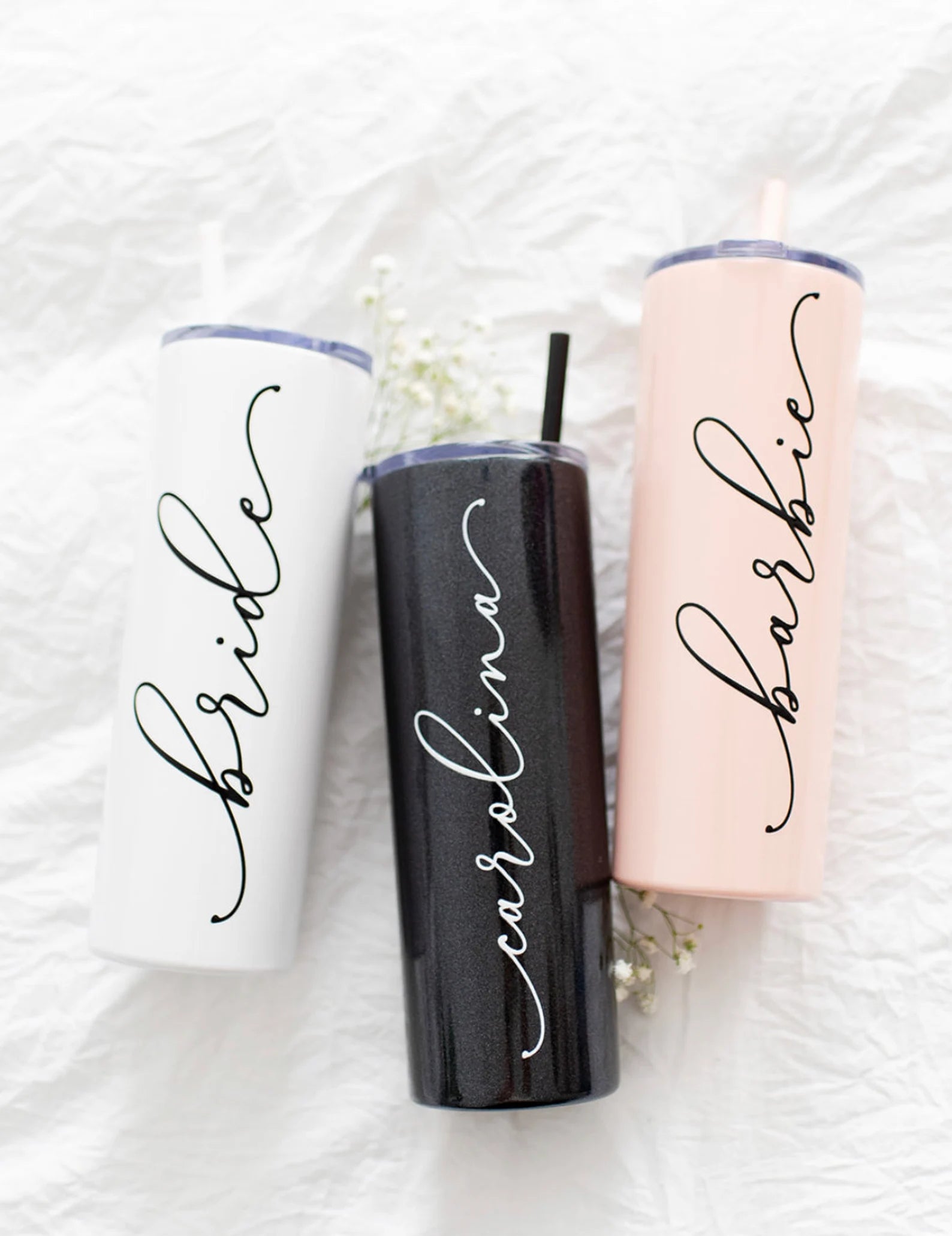 Bridesmaid Gift bridal party gift box proposal idea with tumbler and earrings