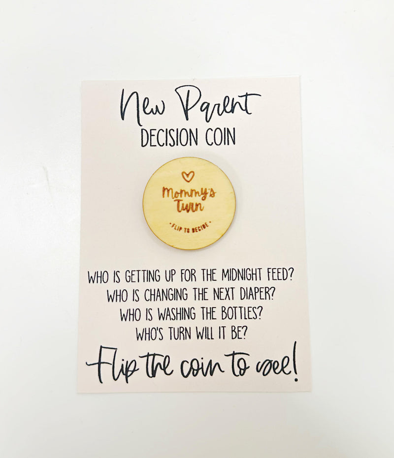 New parents decision coin