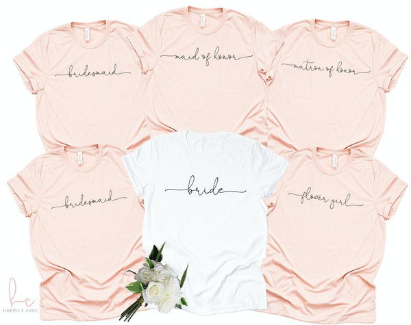 Bride/Fiancée shirt- bachelorette party tees engagement gift idea- personalized bride shirt- bride tank top- wifey girlfriend Miss to Mrs