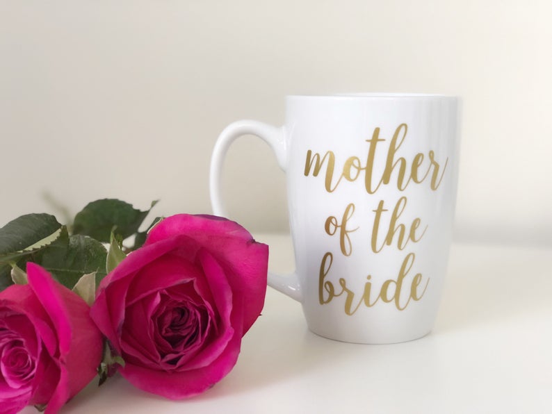 Mother of the bride mug- mother of the groom mug - mother of the bride gift- mother of the groom gift- i survived my daughters wedding mug.