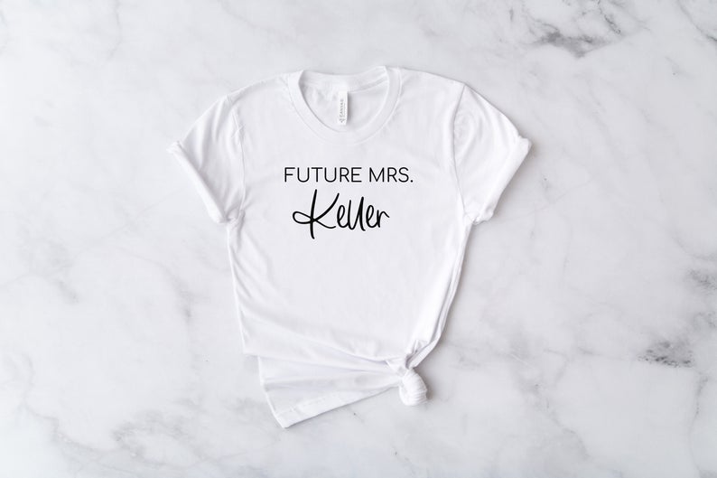 future mrs shirts- bride t-shirt- gift for bride to be- personalized bride mrs tank - engagement gift idea- bride gift box set- engaged af