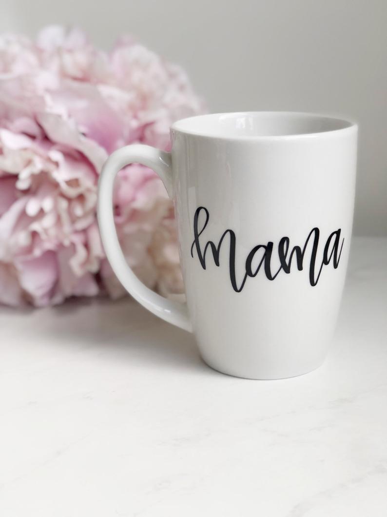 Mama mug- gift for mom- mommy gift idea mug- mama gifts- new mom parents to be mug- pregnancy announcement mug- Mother's Day mug gift