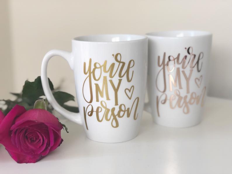 Youre my person mug- best friend gift- best friend mug- you're my person- greys mug- bff mug- cute mugs- personalized mug- greys anatomy mug