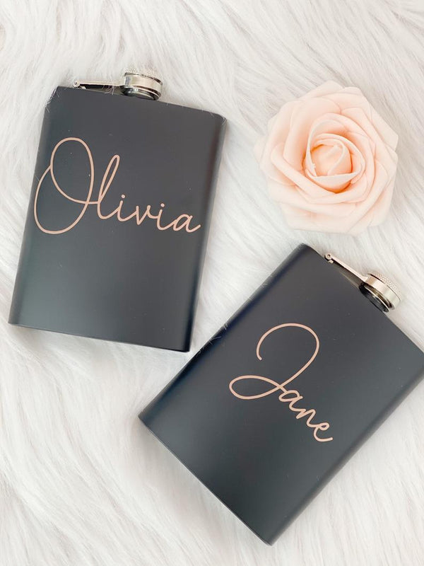 Bridesmaid flasks