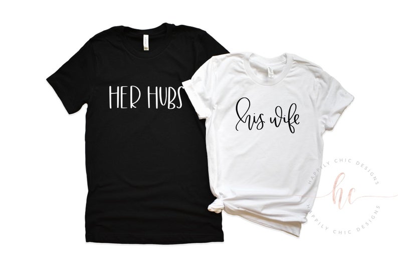 Mr and mrs honeymoon shirts- couples shirts- wifey hubby shirts- wife tank- bride groom shirts - wedding day shirt- honeymoon vibes shirt