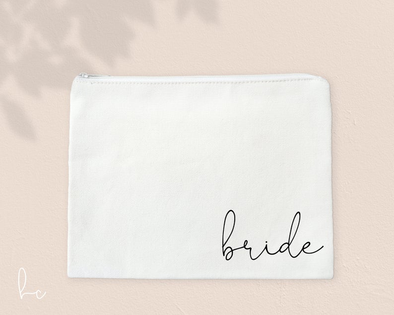 Bride makeup bag