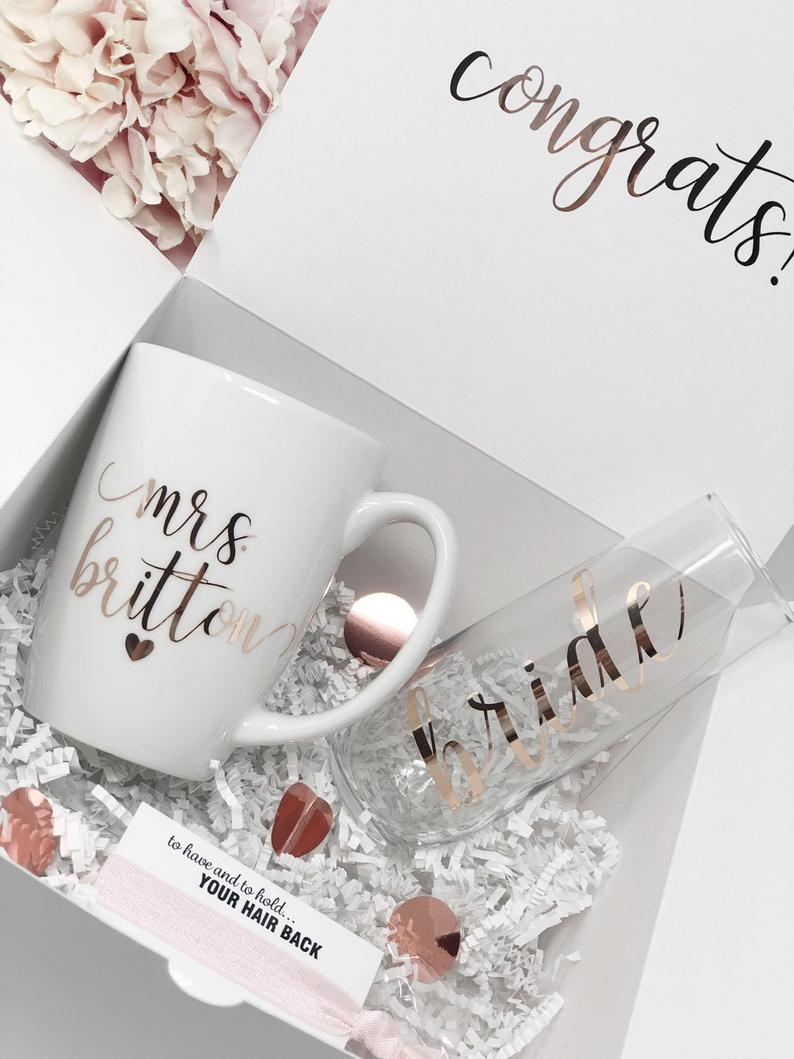 Personalized bride mrs mug- rose gold bride mug- future mrs mug- bridal shower mug- engagement gift mug idea - mrs mug- wifey mug- mrs gifts