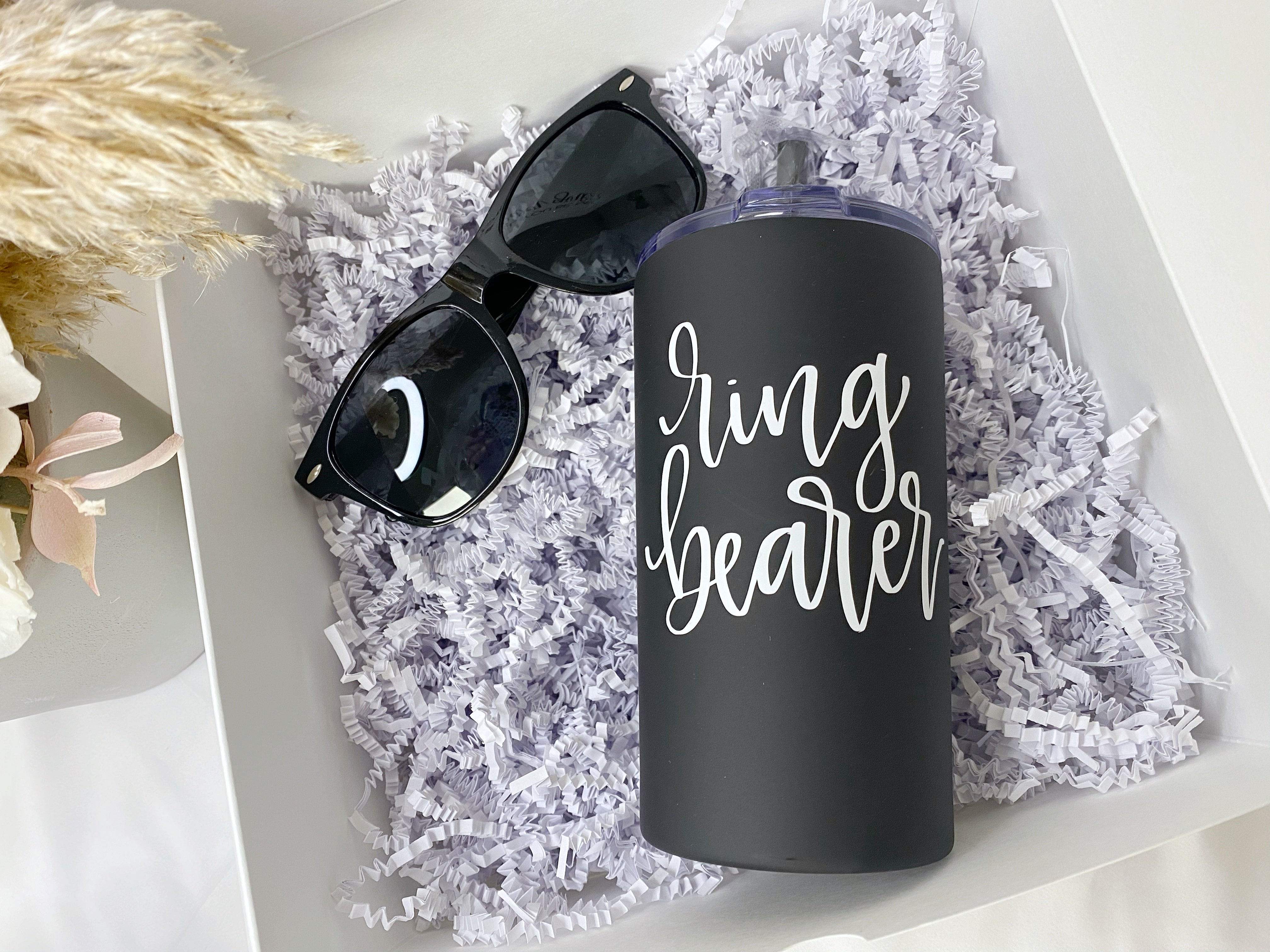 Ring bearer proposal set- will you be my ring bearer - ring security sunglasses - ring bearer security gift idea- groomsmen proposal gifts-