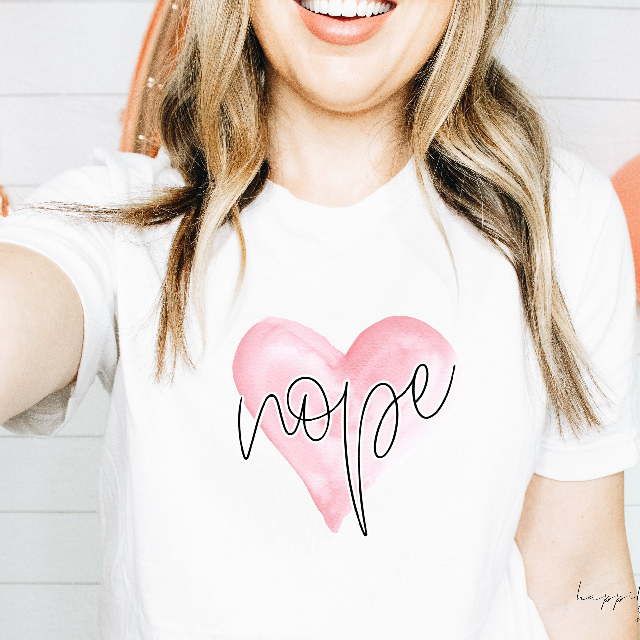 NOPE anti valentines day t-shirt- funny sayings custom galantines day shirt- best friend galentines gift box idea - single awareness day