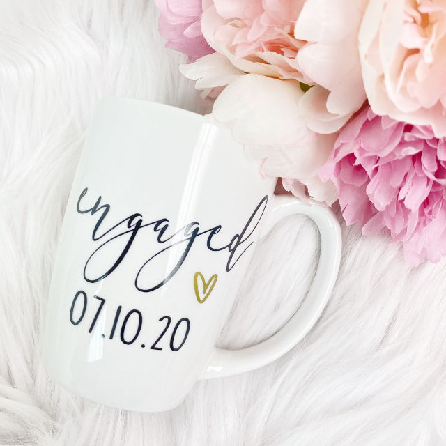 Engaged mug- engaged af- bride to be gift- does this ring make me look- future Mrs mug- engagement gift idea- bride gift box set- mr and Mrs