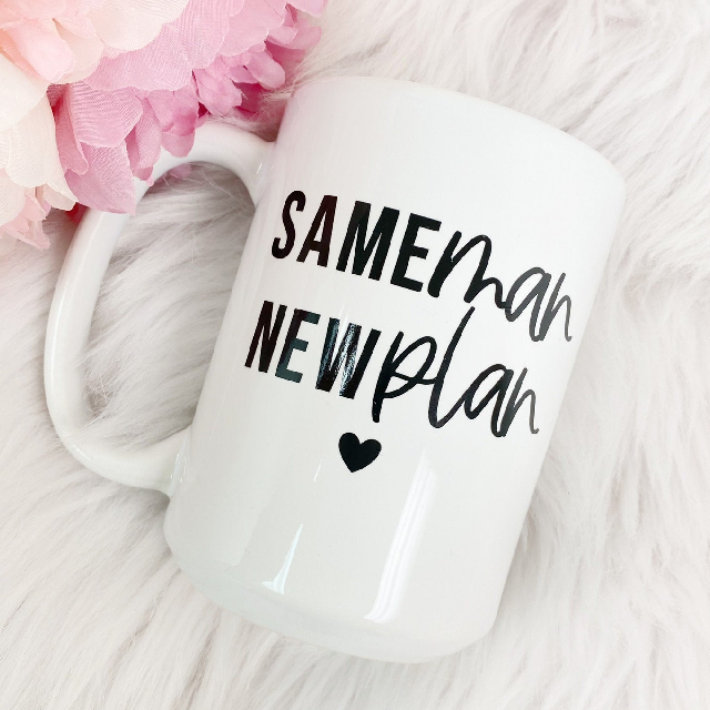 Same man new plan mug bride coffee mug- quarantine bride mug- future Mrs gift- postponed wedding gift - COVID engagement gift for bride to