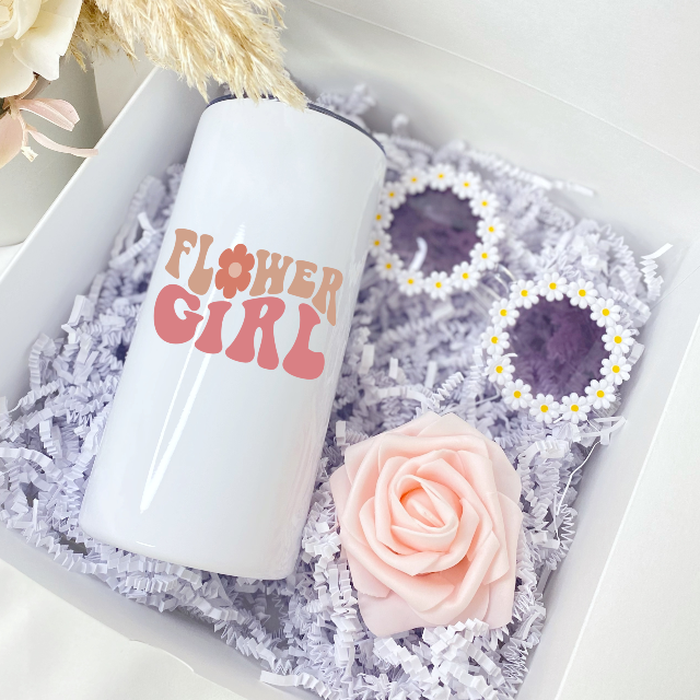 Flower girl proposal gift box- will you be my flower girl- petal patrol- gift flower girl tumbler cup water bottle- flower girl sunglasses