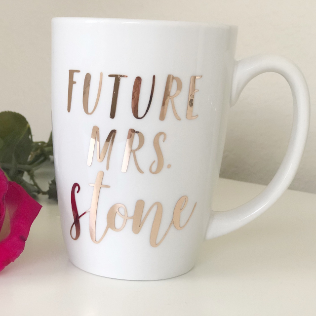 Future mrs mug- engagement gift- engagement mug- future mrs gift- rose gold mug- bride mug- bridal shower gift- rose gold future mrs- mug