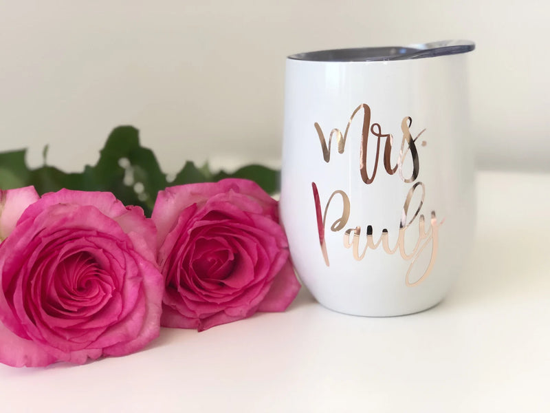 Future mrs swig wine tumbler- bridal gift- personalized monogrammed tumbler- bachelorette gift- wine glass gift for bride to be- wifey tumbler