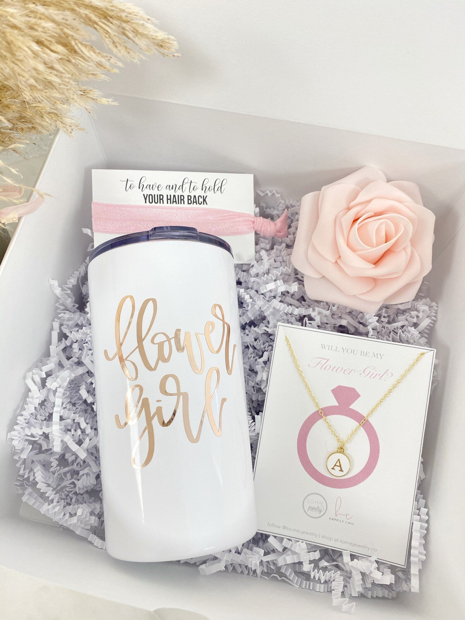 Flower girl proposal gift box- will you be my flower girl- petal patrol- gift for flower girl sippy cup water bottle- flower girl tumblers