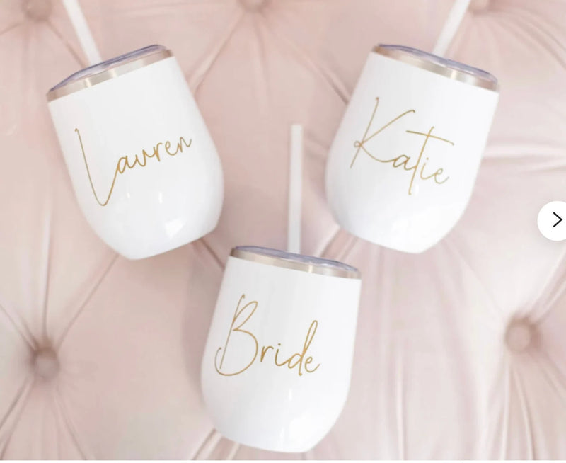 Bridesmaid proposal gift box- personalized bridesmaid wine tumbler - bridesmaid pajamas pjs - bridal party robes - will you be my moh box