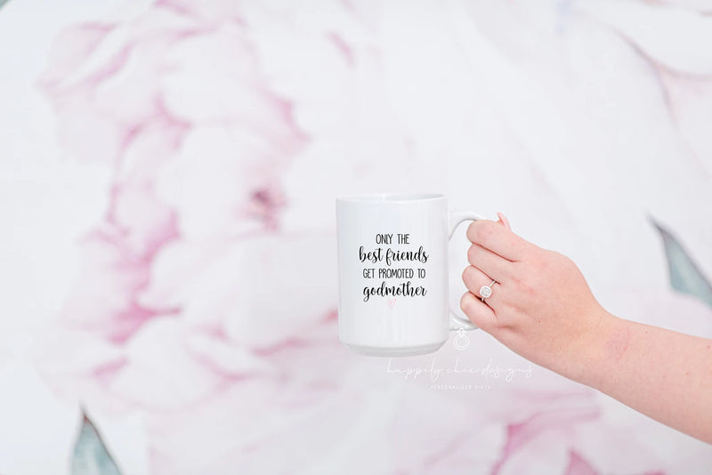 Godmother proposal gift only the best friends get promoted to tumbler surprise reveal pregnancy Announcement madrina godparents proposal box