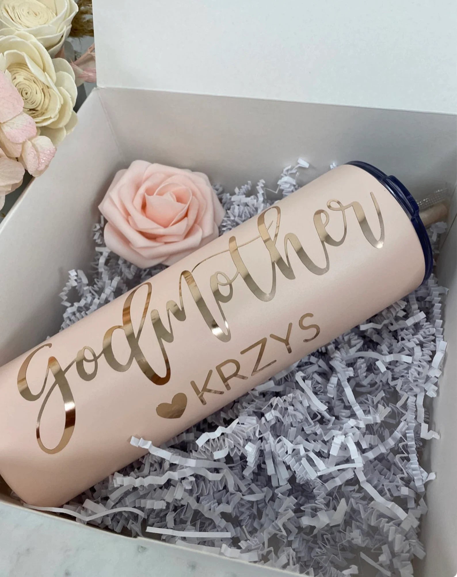 Godmother proposal gift only the best friends get promoted to tumbler surprise reveal pregnancy Announcement madrina godparents proposal box