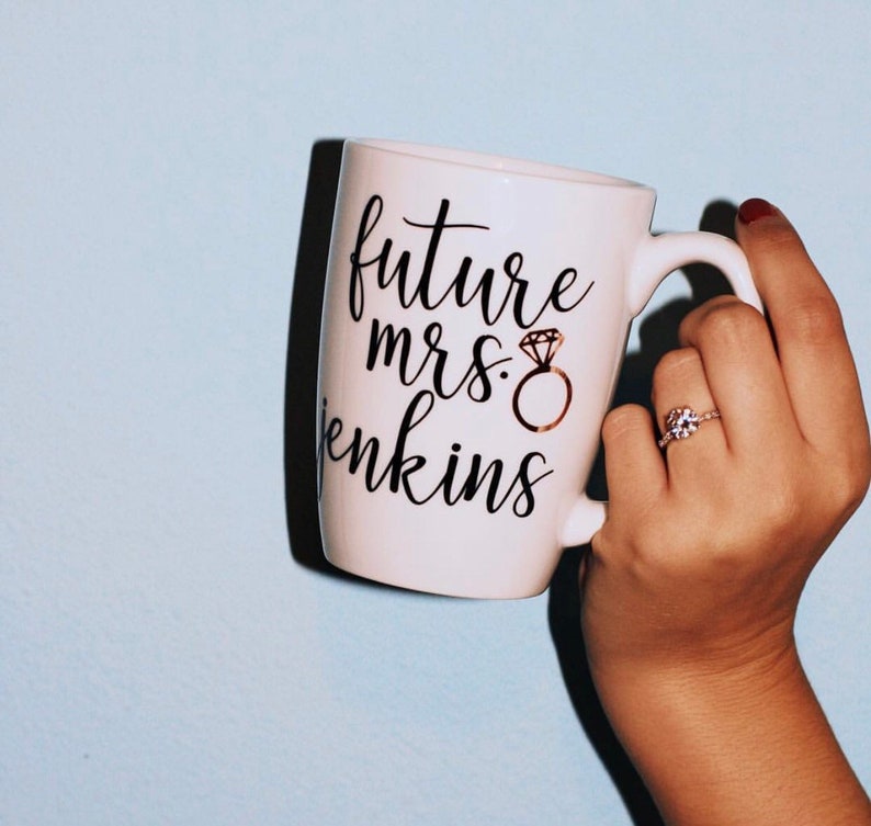 Future mrs mug- personalized future mrs mug gift- bride mug- engagement gift mug- bridal shower gift- future mrs gifts- wifey mugs- mrs mug-