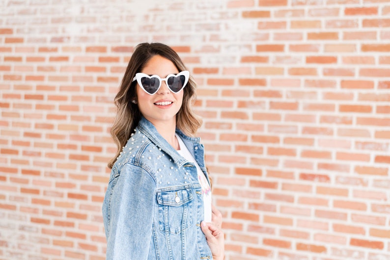 Bride jean jacket - personalized custom denim jacket - pearl jean jacket future mrs gift- engagement gift- mrs bridal shower bachelorette