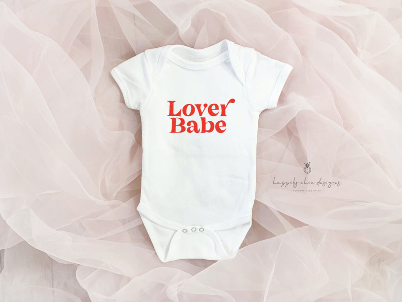 Lover Babe valentines day shirt first valentines day t-shirt idea for kids -cute funny sweetheart heart breaker baby tee- youth valentines