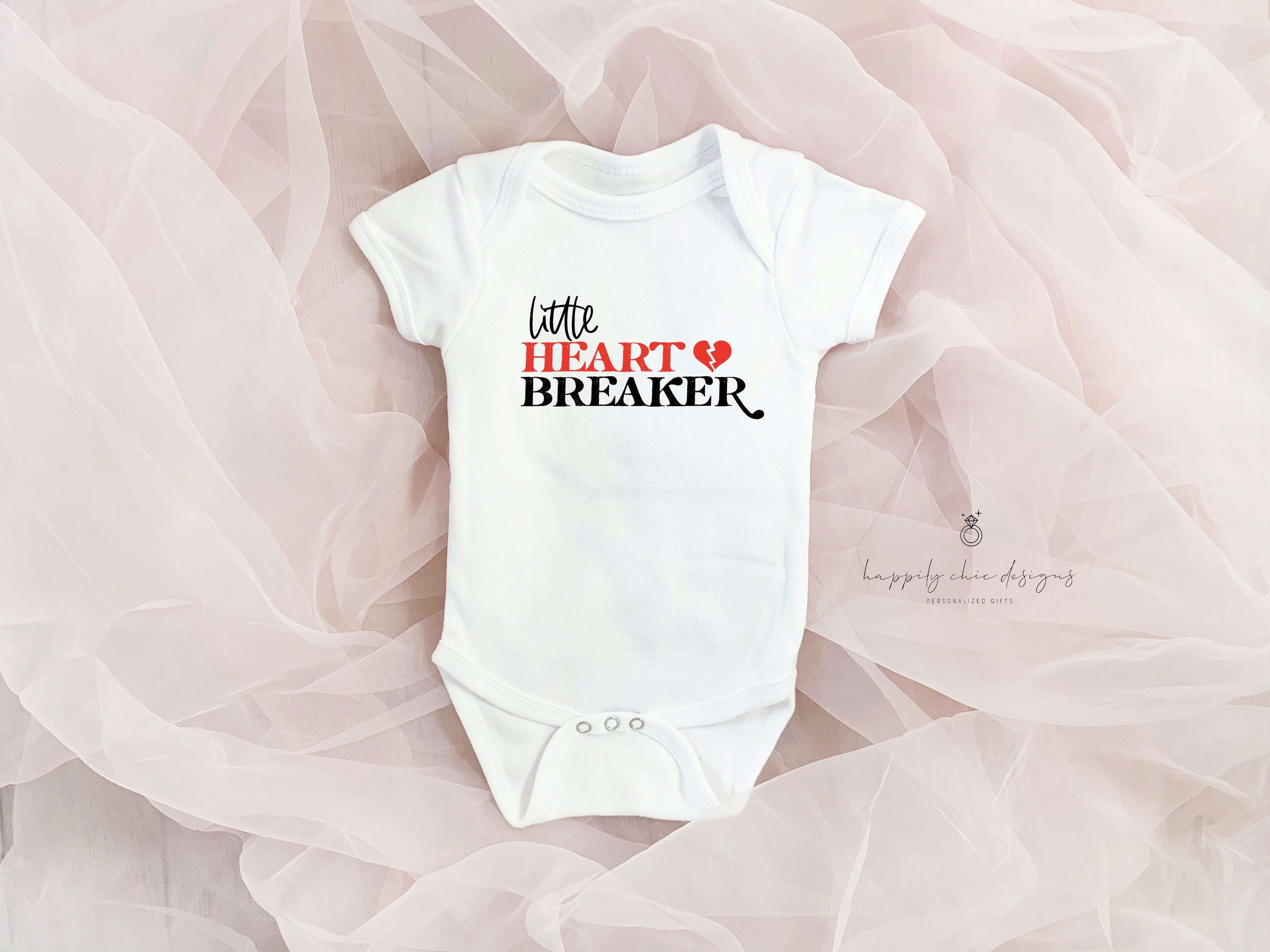 Little heartbreaker t-shirt for kids - valentines child shirt - cute funny sweetheart heart breaker baby tee- youth valentines day shirts