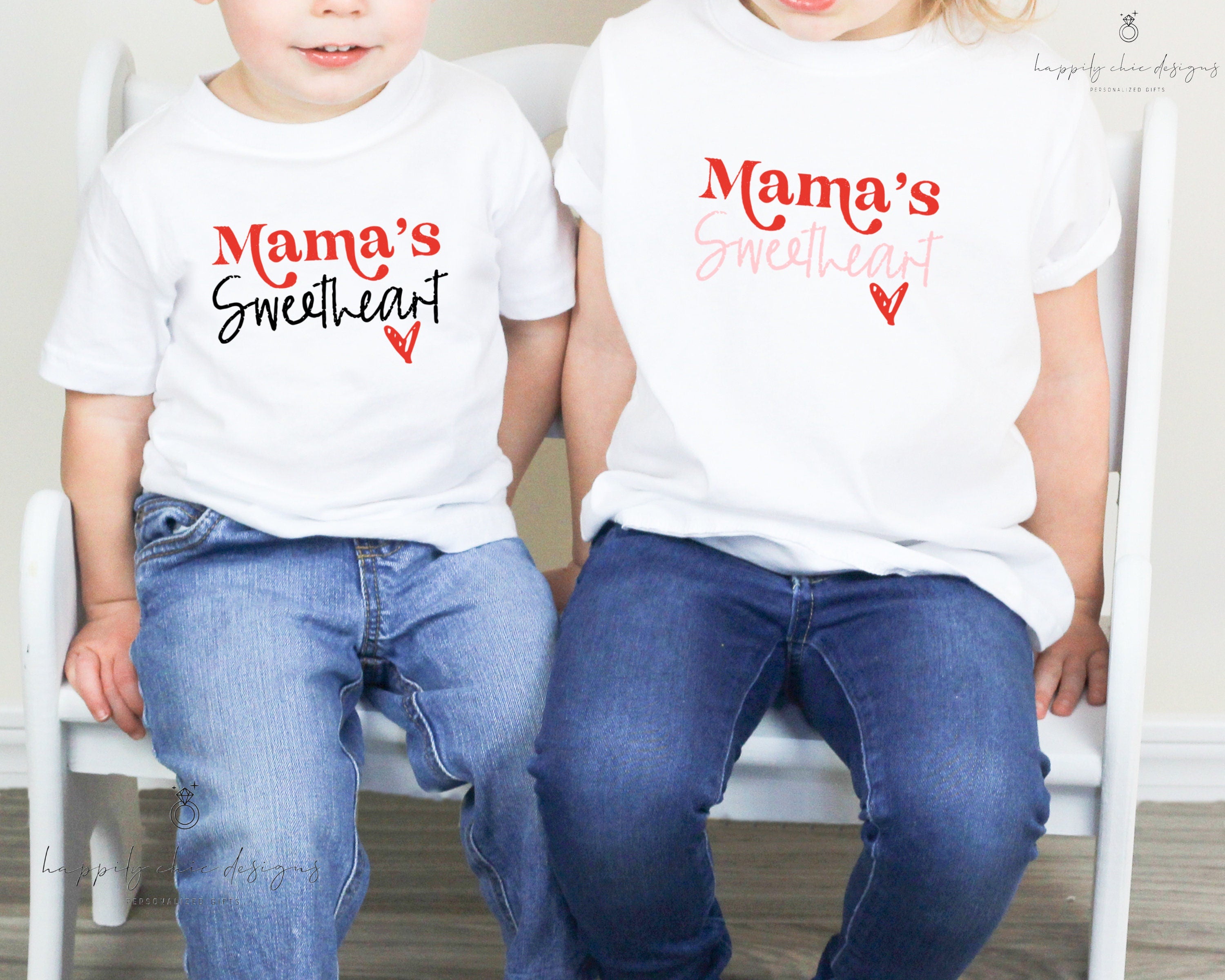 Mama's sweetheart baby bodysuit valentines day t-shirt idea for kids -cute funny sweetheart heart breaker baby tee- youth valentines day