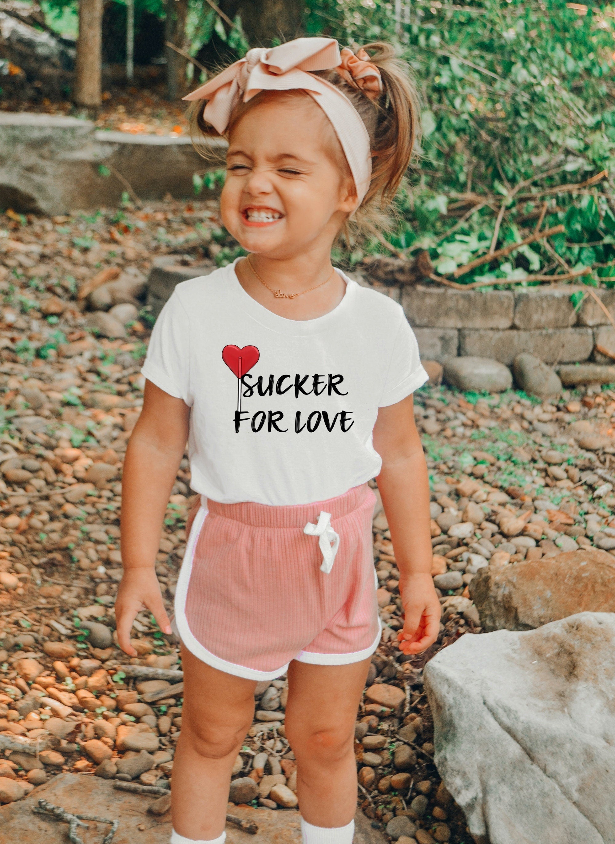 Sucker for love lollipop heartbreaker t-shirt for kids - valentines child shirt - cute funny sweetheart heart breaker baby tee shirt ideas